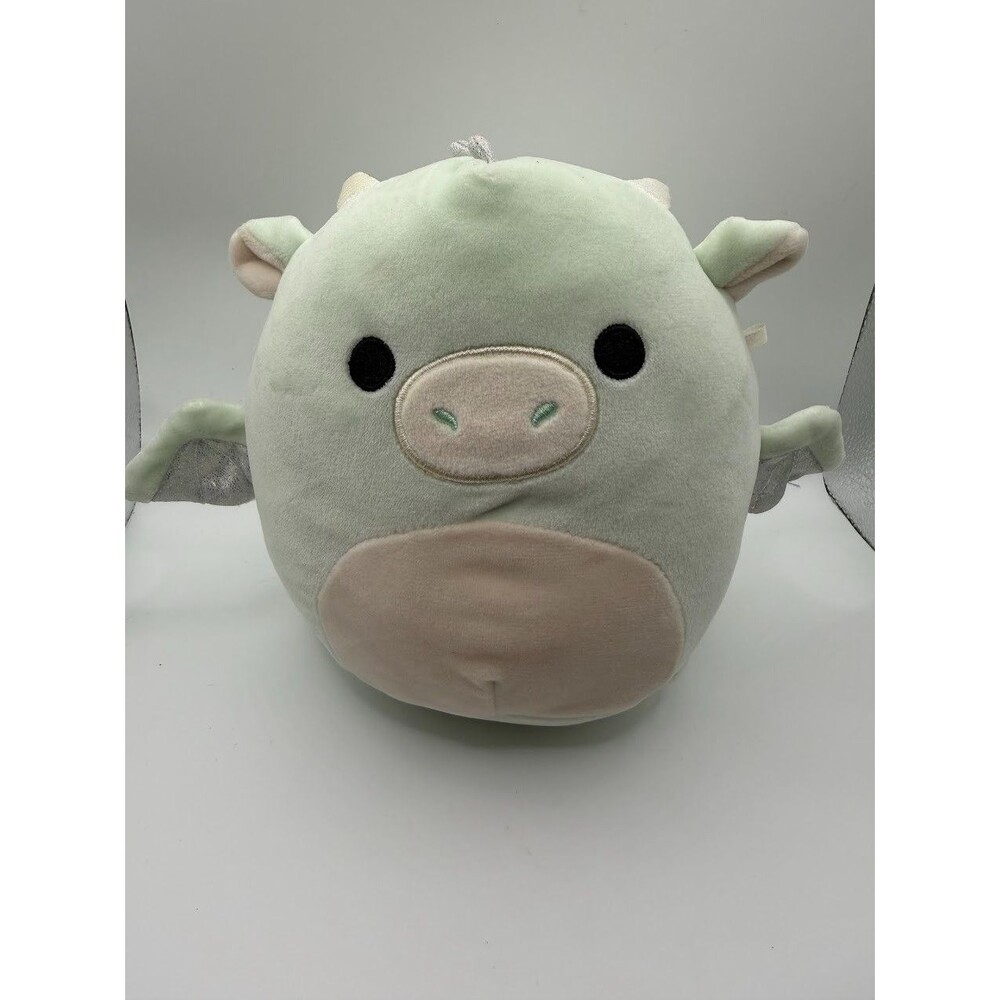 Squishmallows Drew the Dragon 6" Mint Green Silver Wings Plush No Hang Tag